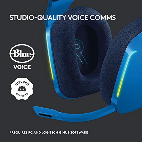 Logitech G733 Lightspeed Wireless Gaming Headset – Black, PC, PS5, PS4, Switch F9206