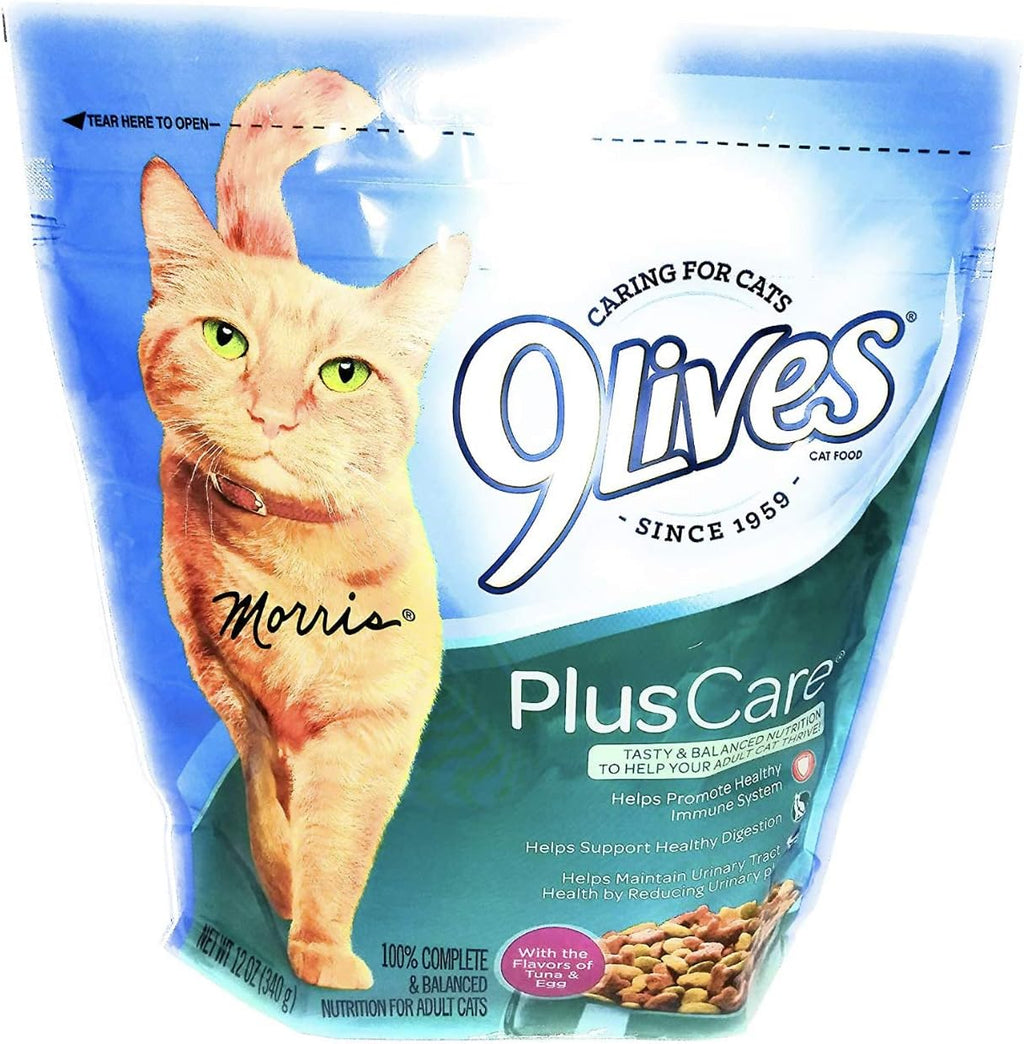 9Lives Cat Plus Care Dry Food 12oz M7433