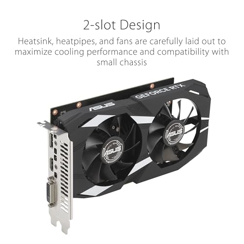 ASUS Dual NVIDIA GeForce RTX 3050 6GB OC Edition Gaming Graphics Card B93321