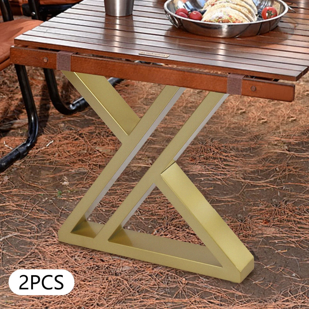 16" Metal Table Legs for Dining Coffee Desk, Gold C292