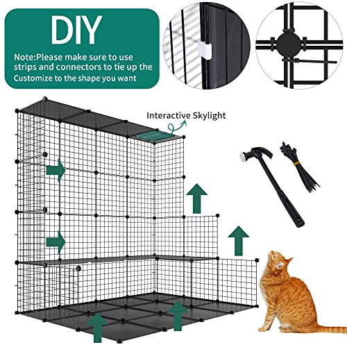 YITAHOME 4-Tier Cat Enclosure with Hammock for Indoor Cats L4976