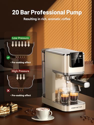 20Bar Espresso Machine with Milk Frother & Touch Screen Y43703