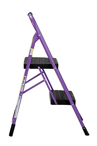 COSCO 2-Step Steel Step Stool, Gray Q61005