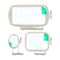 Sew Tech Embroidery Hoops for Brother SE700 PE535 SE600 PE545 SE400 PE570 SE725 PE500 SE630 LB5500 PE550D PE540D SE625 PE525 SE425 Innovis Babylock Verve Sofia2 (3in1 Set)