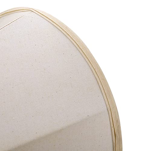 Double Royal Style Foldable Medium Lamp Shade Set of 2, Alucset Fabric O456849