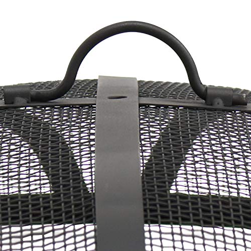 Sunnydaze 23-Inch Replacement Steel Fire Pit Bowl with Spark Screen U786769