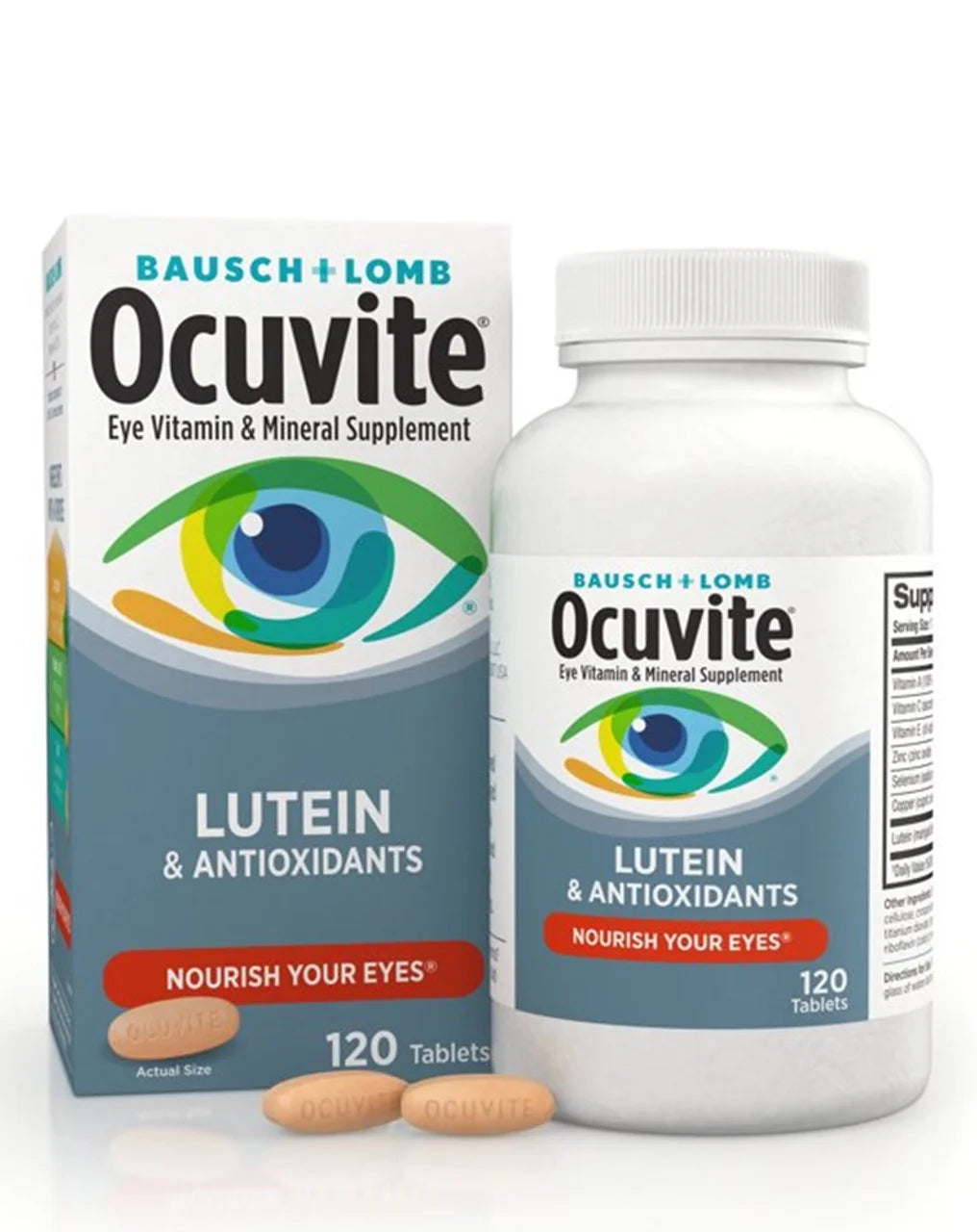 Bausch + Lomb Ocuvite with Lutein Tablets - 120 Count E730