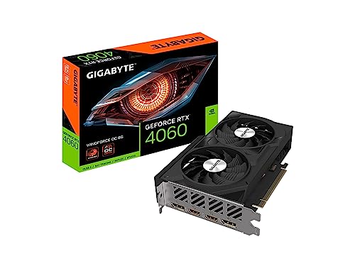 GIGABYTE GeForce RTX 5060 Gaming OC 8G Graphics Card, 8GB GDDR7, WINDFORCE Cooling M838