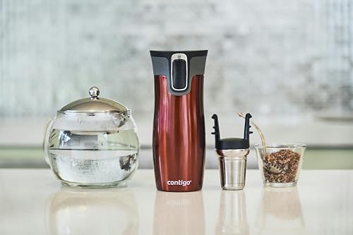 Contigo West Loop Autoseal Travel Mug, Stainless Steel, Leakproof W76171