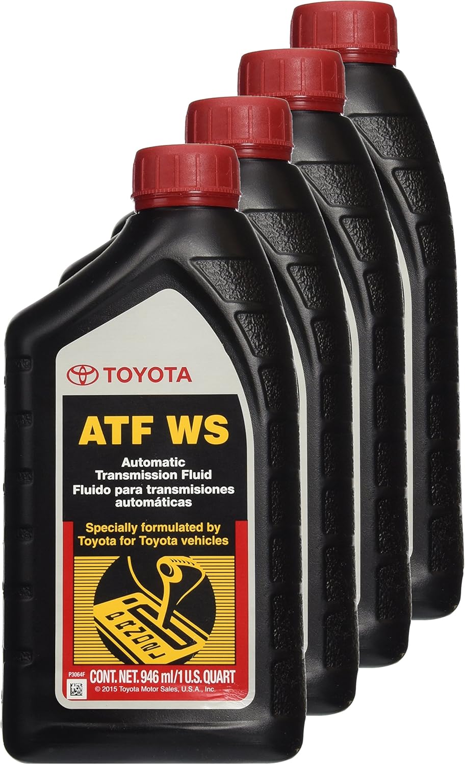 Toyota 00289-ATFWS Lexus Automatic Transmission Fluid WS, Pack of 4 X4678