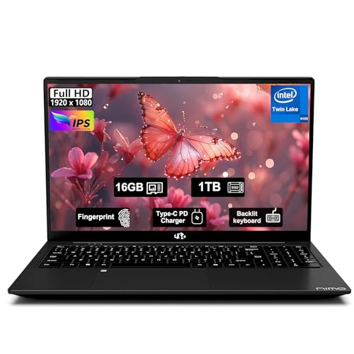 15.6" FHD IPS Laptop, 8GB RAM 128GB SSD, 13th Gen Intel N150 P450