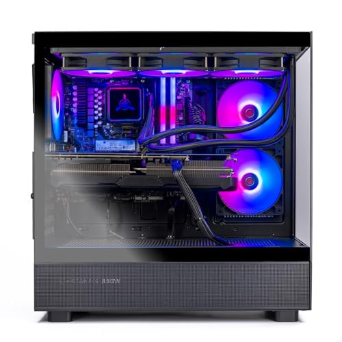 Skytech Gaming Azure 3 Desktop PC, Ryzen 7 9700X, RTX 5060, 32GB DDR5, 1TB SSD, Win 11 T224180