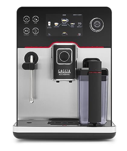 Gaggia Accademia Luxury Italian Fully Automatic Espresso Machine, Brushed Stainless G741
