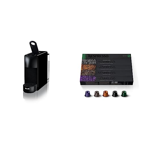 Nespresso Essenza Mini Espresso Machine by Breville, Piano Black B365