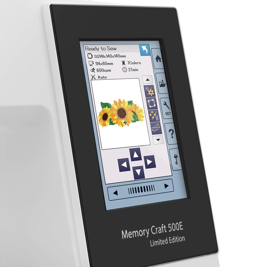 Janome Memory Craft 500E Embroidery Machine L9579