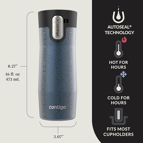 Contigo AUTOSEAL West Loop Vacuum-Insulated Stainless Steel Travel Mug 20 oz U753927