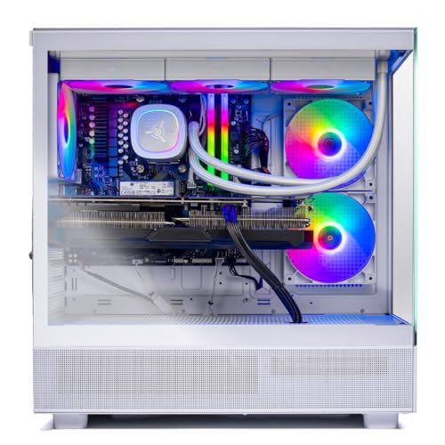 Skytech Gaming Azure 3 Desktop PC, Ryzen 7 9700X, RTX 5060, 32GB DDR5, 1TB SSD, Win 11 C168