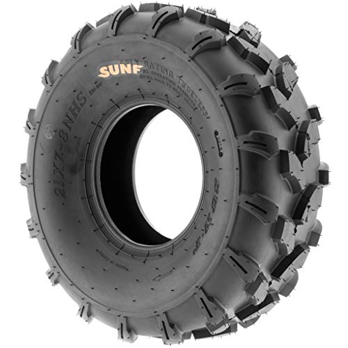 SunF A003 Off-Road Tire 19x7-8 6PR Directional Tread (Pair of 2) E7037