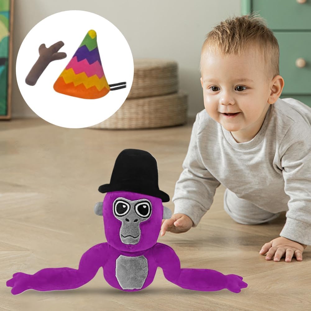 Cute Gorilla Plush Stuffed Animal Toy for Kids and Adults H618