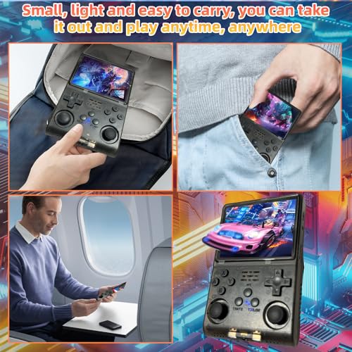 Handheld Game Console with 3.5 inch HD IPS Screen and 256G Card B564