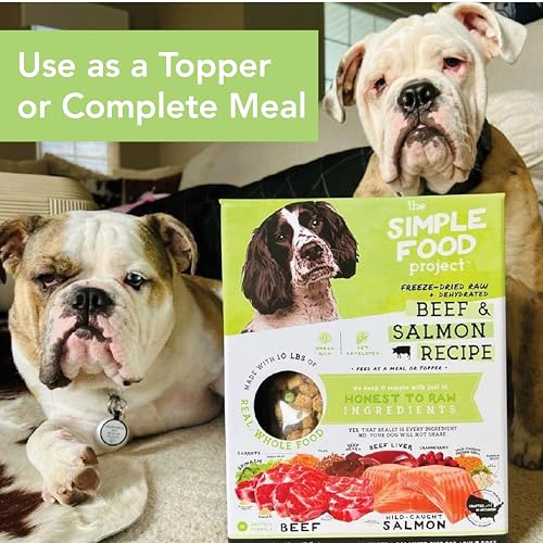 Simple Food Project Freeze Dried Raw Dog Food Topper 16 Organic Human Grade Ingredients 3 Pack A546930