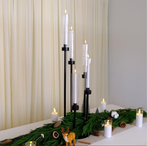 Black Candelabra Centerpieces for Wedding Table Decor 35in E5601