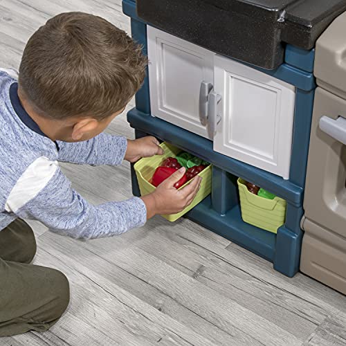 Step2 Modern Metro Kitchen Set for Kids, Lights & Sounds, 33 Pieces S408