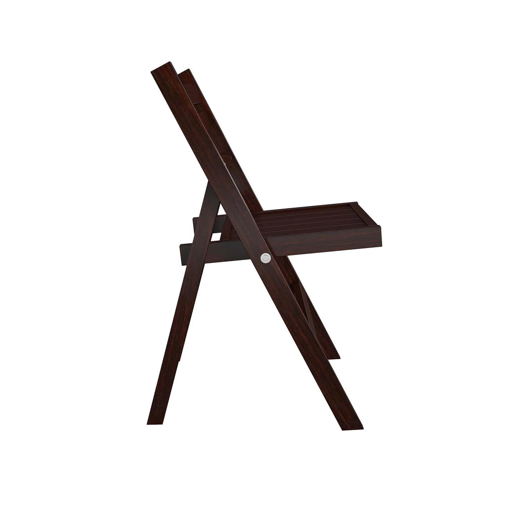 COSCO XL Folding Wood Chair, Dark Mahogany, 2-Pack S440
