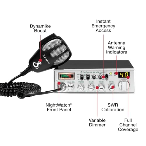 Cobra 29LX AM Professional CB Radio with NOAA Weather Channels X5174
