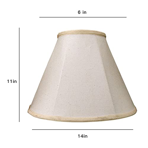Double Royal Style Foldable Medium Lamp Shade Set of 2, Alucset Fabric O456849
