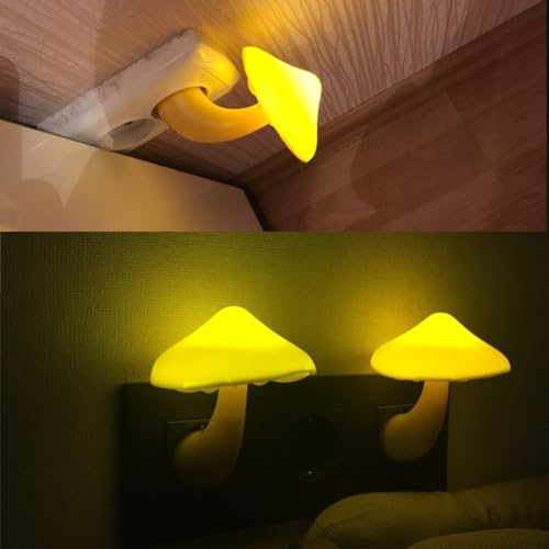 AUSAYE 5Pack Sensor LED Night Light Plug in Mushroom Lamp for Bedroom G797882