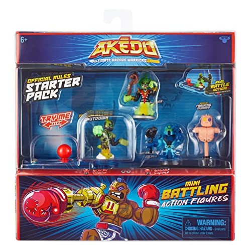 Legends of Akedo Button Bash Collector Pack 10 Arcade Warrior Figures with 2 Controllers L81170