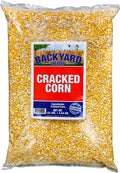 Backyard Seeds Non GMO Cracked Corn for Chickens, Squirrels and Deer 10 Pounds