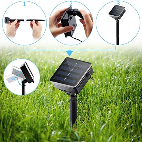 Solar String Lights 72ft 200 LED Waterproof for Outdoor Garden P99004