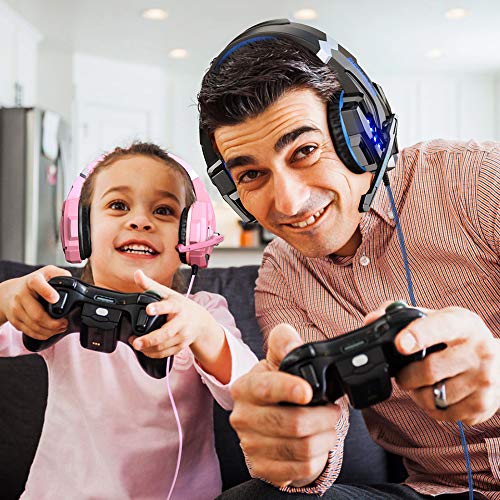 BENGOO G9000 Stereo Gaming Headset for PS4 PC Xbox One PS5, Noise Cancelling Over Ear with Mic U80966