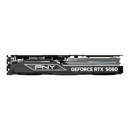 PNY NVIDIA GeForce RTX 5080 16GB ARGB Overclocked Triple Fan Graphics Card E78077