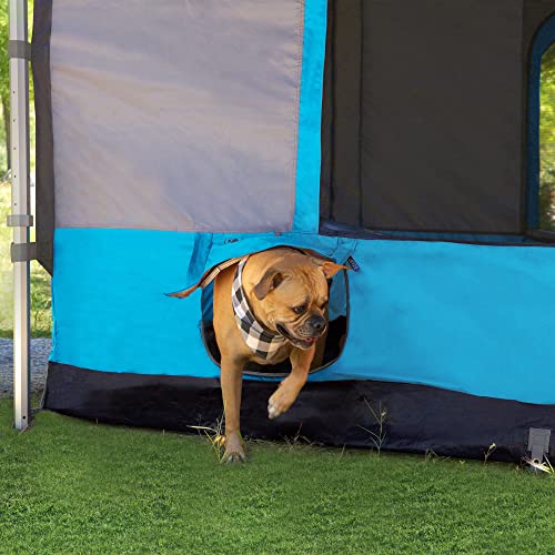 E-Z UP Camping Cube 6.4 for 10' Straight Leg Canopy, Royal Blue Z577682