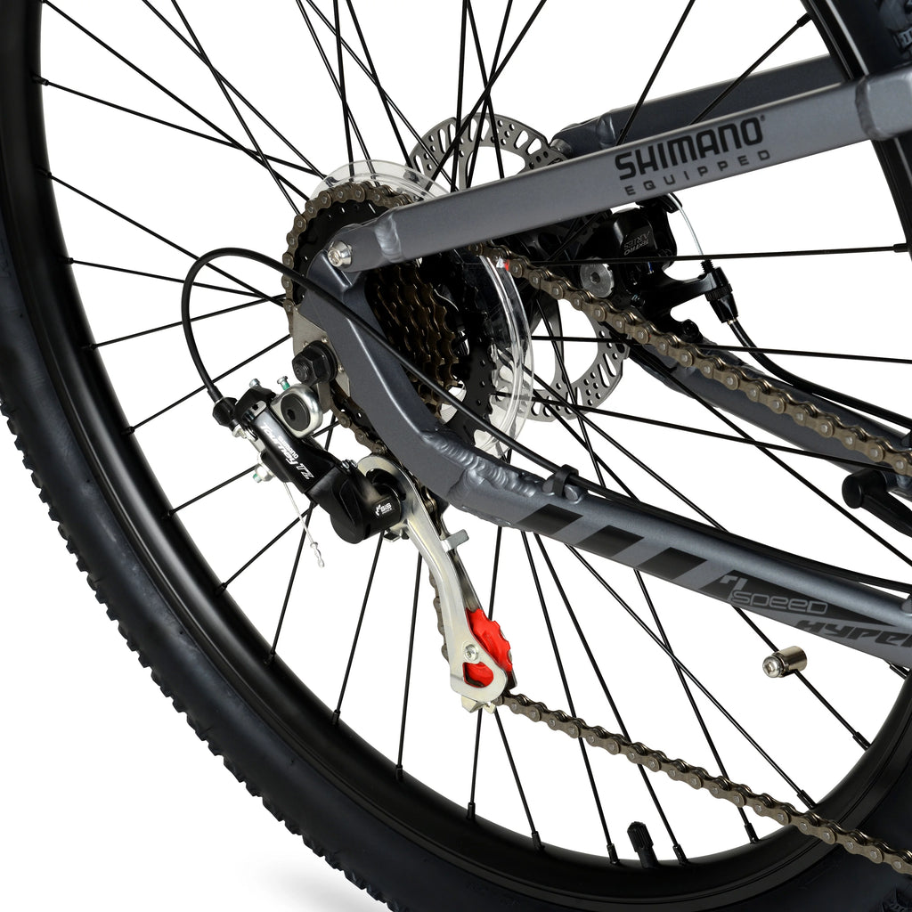 Hyper Bicycles E-Ride 29" 36V Electric Mountain Bike for Adults, Grey N5618