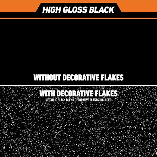 Gorilla Epoxy Garage Floor Coating Kit, 1-Car, High Gloss Gray, 275 sq ft T928