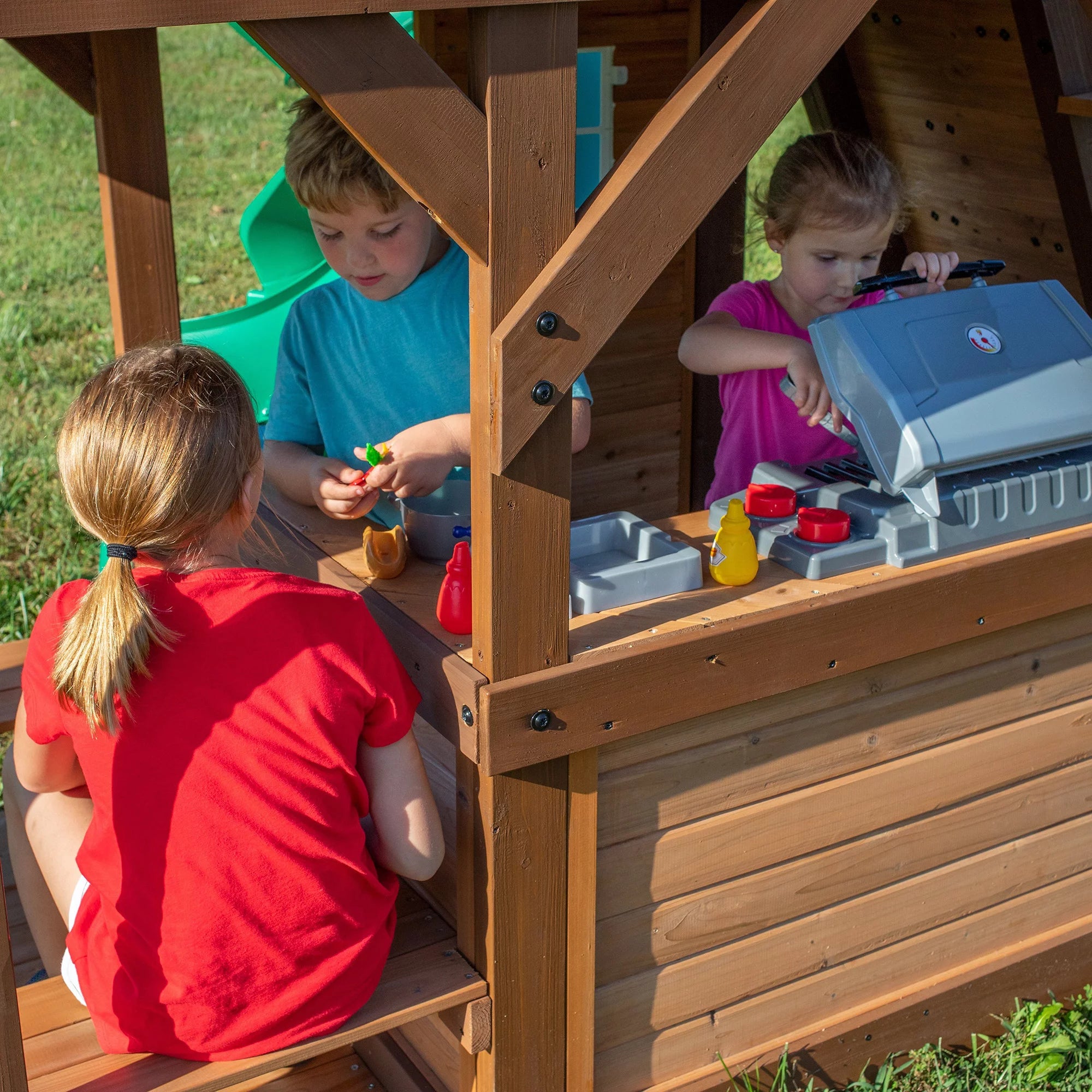 Backyard Discovery Cedar Cove Swing Set T431
