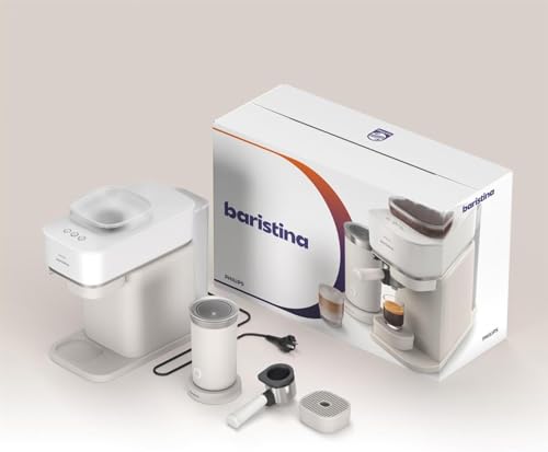 Philips Baristina Espresso Machine with Milk Frother, Black D833