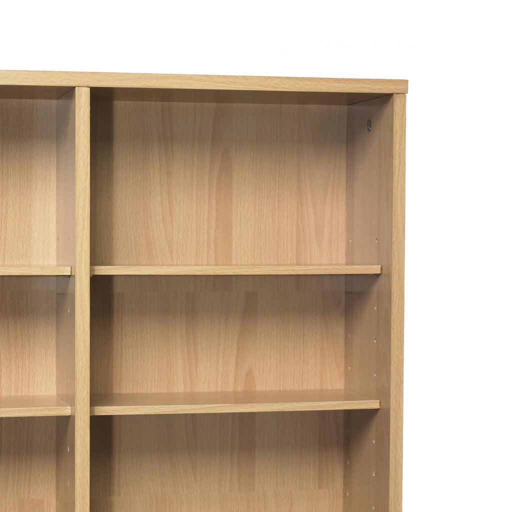 Atlantic Oskar Adjustable Wood Media Storage Bookcase, Maple Y371