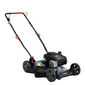 SENIX LSPG-M7 21-Inch Gas Push Lawn Mower with 140 cc 4-Cycle Briggs & Stratton Engine, Bagging, Mulching, and Side Discharge, 6-Position Dual Lever Height Adjustment
