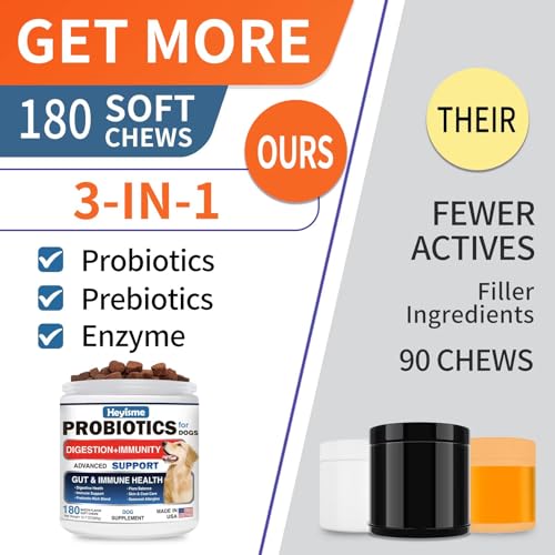 Probiotics for Dogs with Digestive Enzymes - Bacon Flavored Chews U869