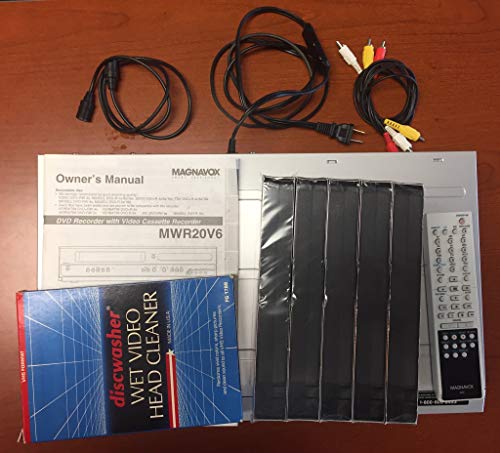 Magnavox MWR20V6 DVD Recorder VCR Combo D24485