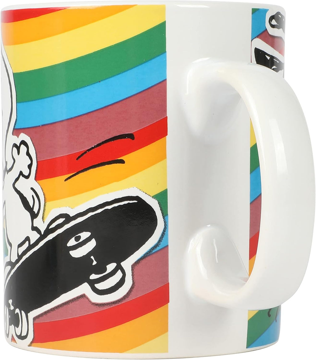Snoopy Peanuts 70th Anniversary Stoneware Mug Set 4-Piece 15oz D9041