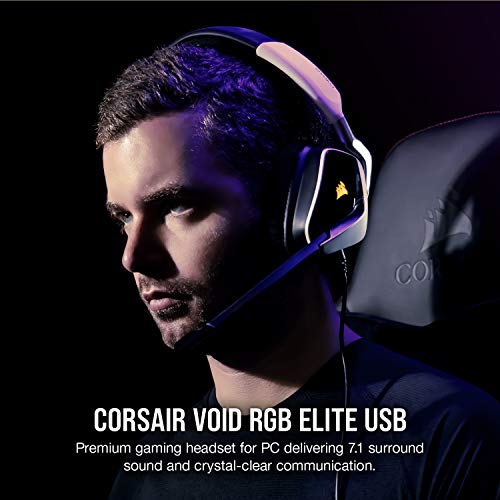 CORSAIR VOID RGB ELITE Wireless Gaming Headset, White C928