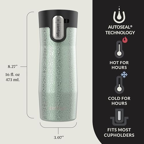 Contigo AUTOSEAL West Loop Vacuum-Insulated Stainless Steel Travel Mug 20 oz U753927