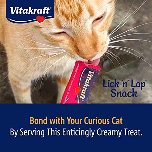 Vitakraft Lick 'n' Lap Creamy Cat Treat Chicken, 5 Pack I705301