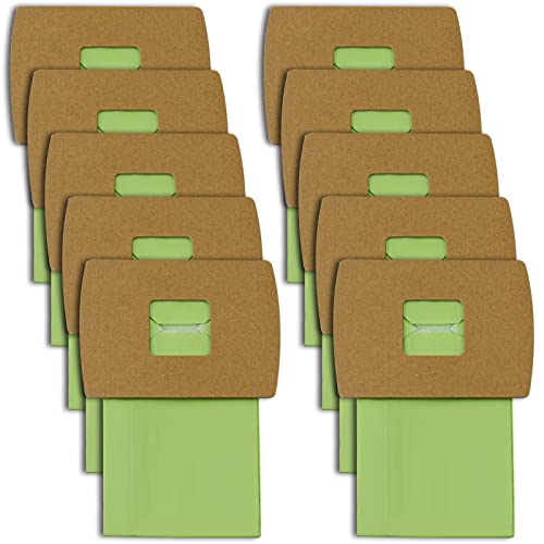 PKBB12DW Type BB Compact Canister Vacuum Bags Replacement for Oreck XL Buster B Canister Handheld Vacuum Cleaner BB180 BB280 BB850 BB870 BB900 BB1000 MV160 CC1600, 10 Pack